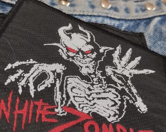 White Zombie 1997, sew on patch vintage 90s used, original official 1997 ®, alternative groove thrash noise... metal Rob Zombie, rare item
