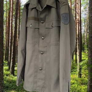 Field jacket Austria army 1986, vintage 80s military shirt uniform, tg S, osterreich bundesheer. amazing jacket for your free time or look