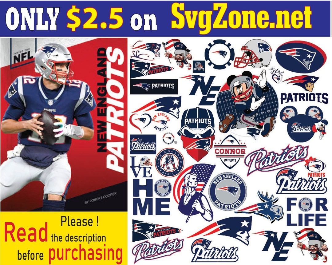 New-england-patriots Bundle Svg Logo and N-F-L Logo Svg - Etsy