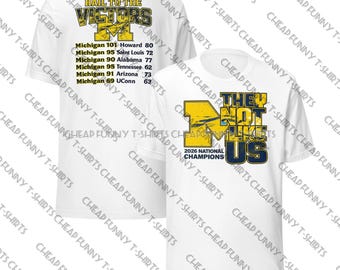 Michigan Wolverines 2026 National Champions T-Shirt | Go Blue Hail Victors Tee