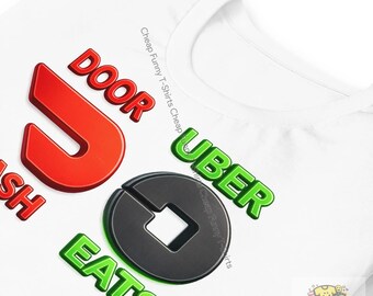 Doordash Uber Eats Delivery Driver T-Shirt | Gig Worker Tee