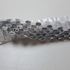 59 set stainless steel magnetic clasp 8x4 shiny silver bracelet clasp