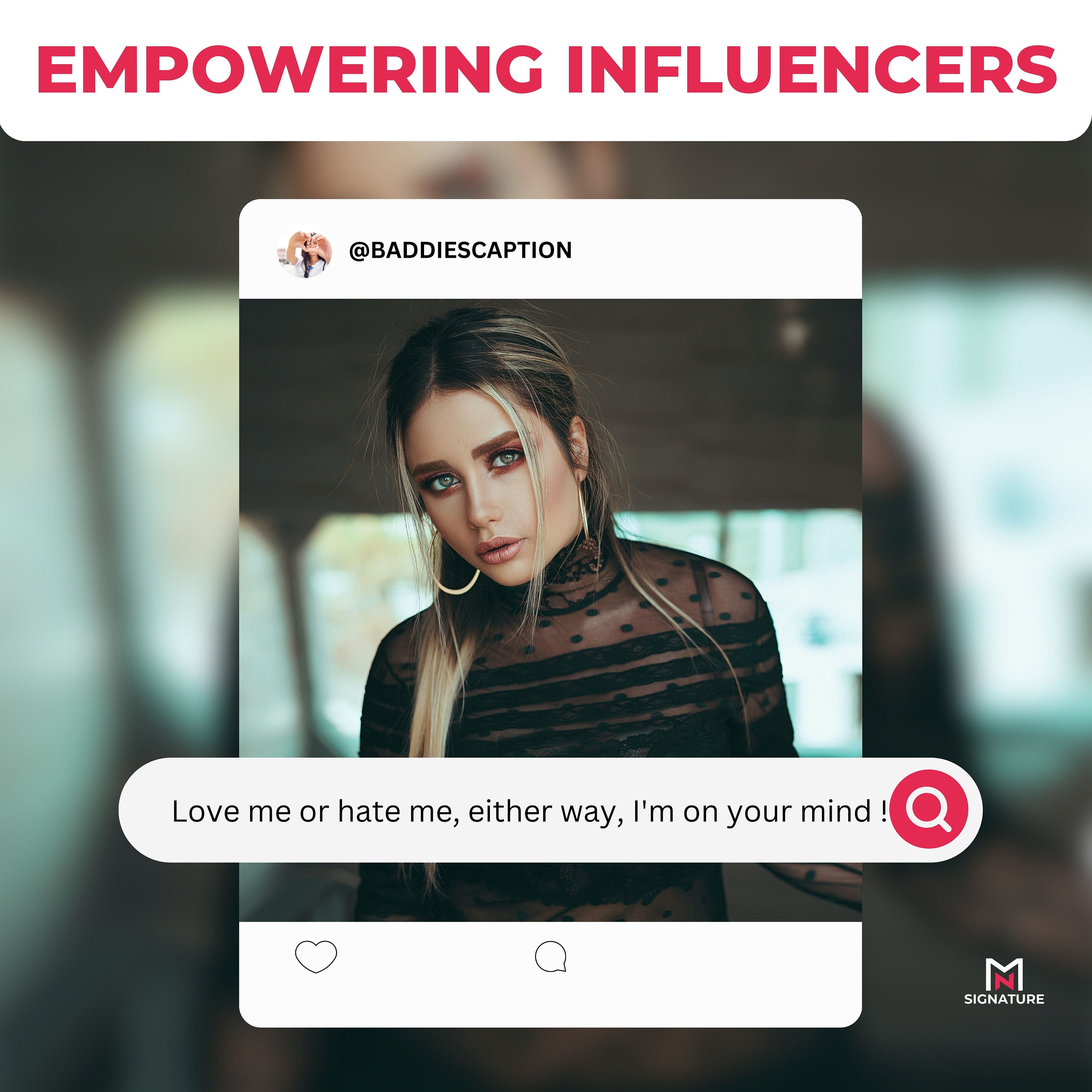 101 BADDIES Captions for Instagram FREE HASTAGS Influencer Etsy
