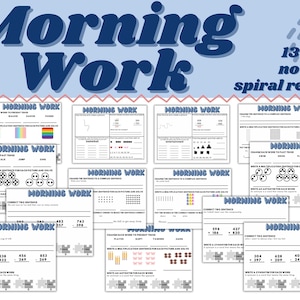 2nd-3rd grade morning work bundle