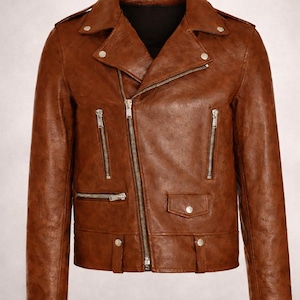Vintage Italy Leather Jacket - Etsy