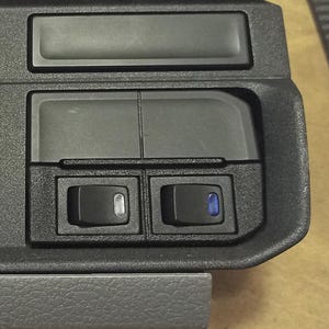 VW Crafter/MAN TGE Dash Switch Panel: Dual 12V Auxiliary Switches lower right