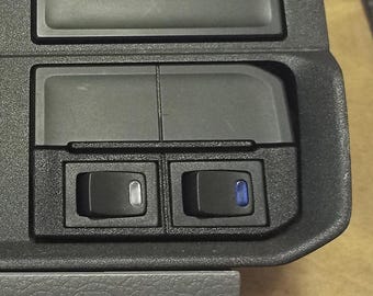 VW Crafter/MAN TGE Dash Switch Panel: Dual 12V Auxiliary Switches lower right