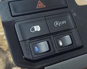 VW Crafter/MAN TGE Dash switch lower left insert with dual 12V Aux switches