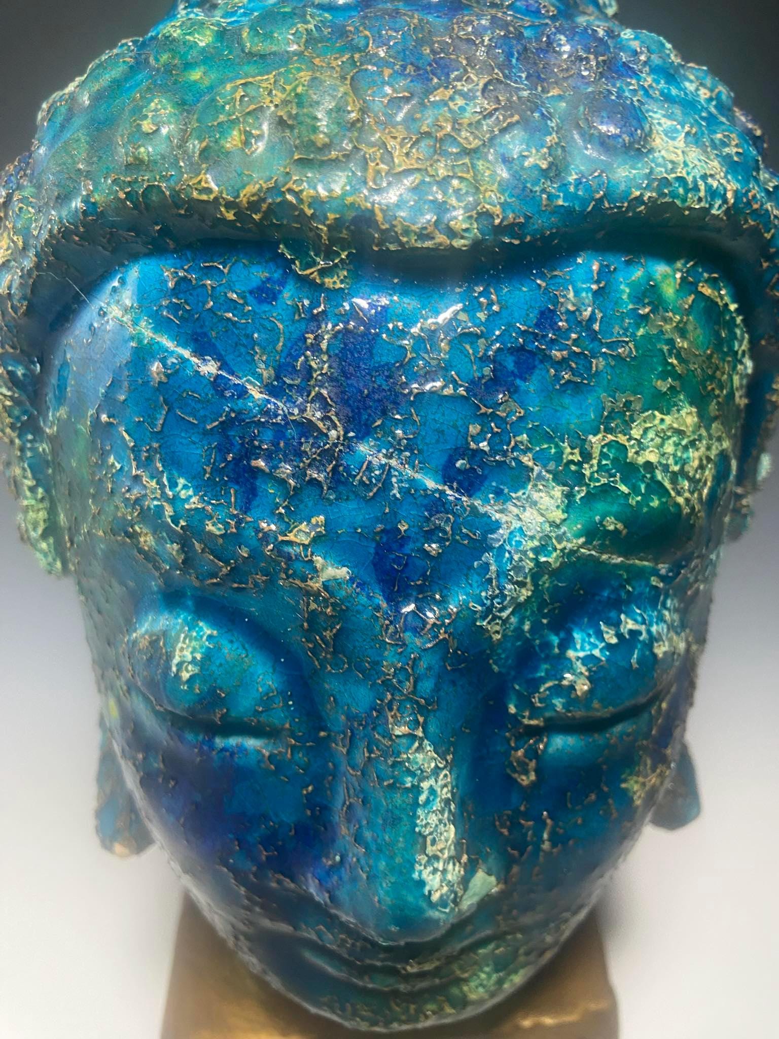 Vintage 1960s- Aldo Londi Bitossi Buddha Sculpture-ceramic Vintage 1960s- Aldo Londi Bitossi Buddha Sculpture-ceramic