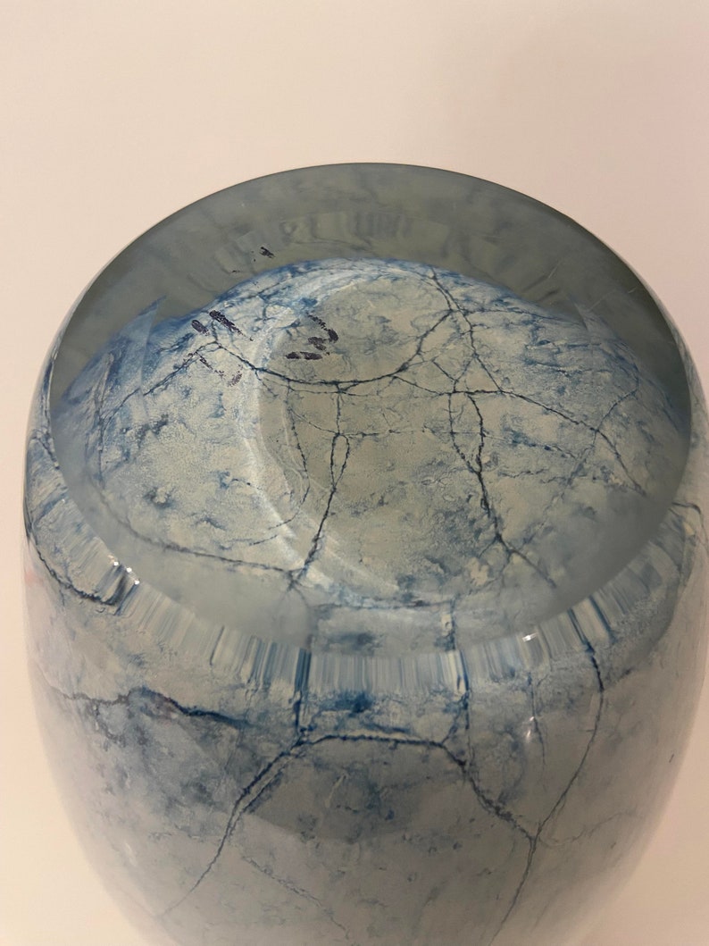 Large Krosno Jozefina Glass Vase Hand Made in Poland Etsy