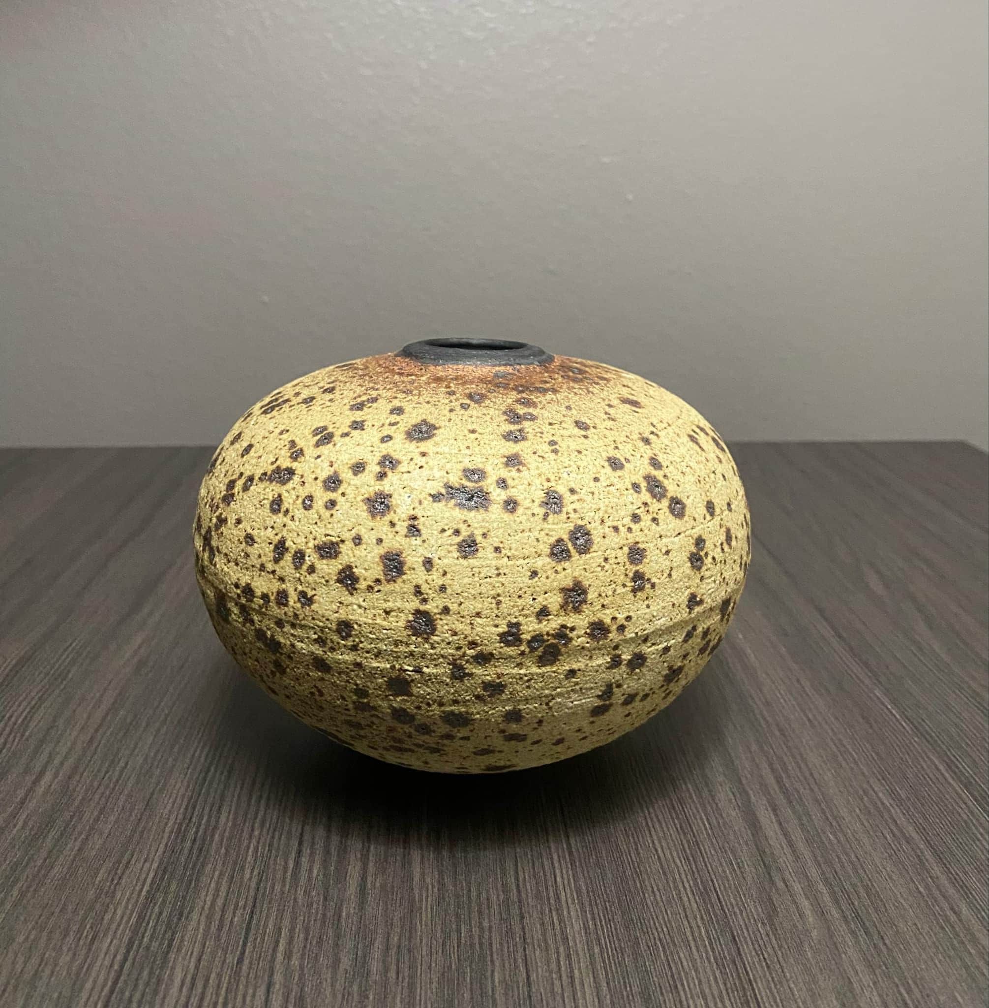 Signed Vivika & Otto Heino Stoneware Vase – Speckled Textured Signed Vivika & Otto Heino Stoneware Vase – Speckled Textured