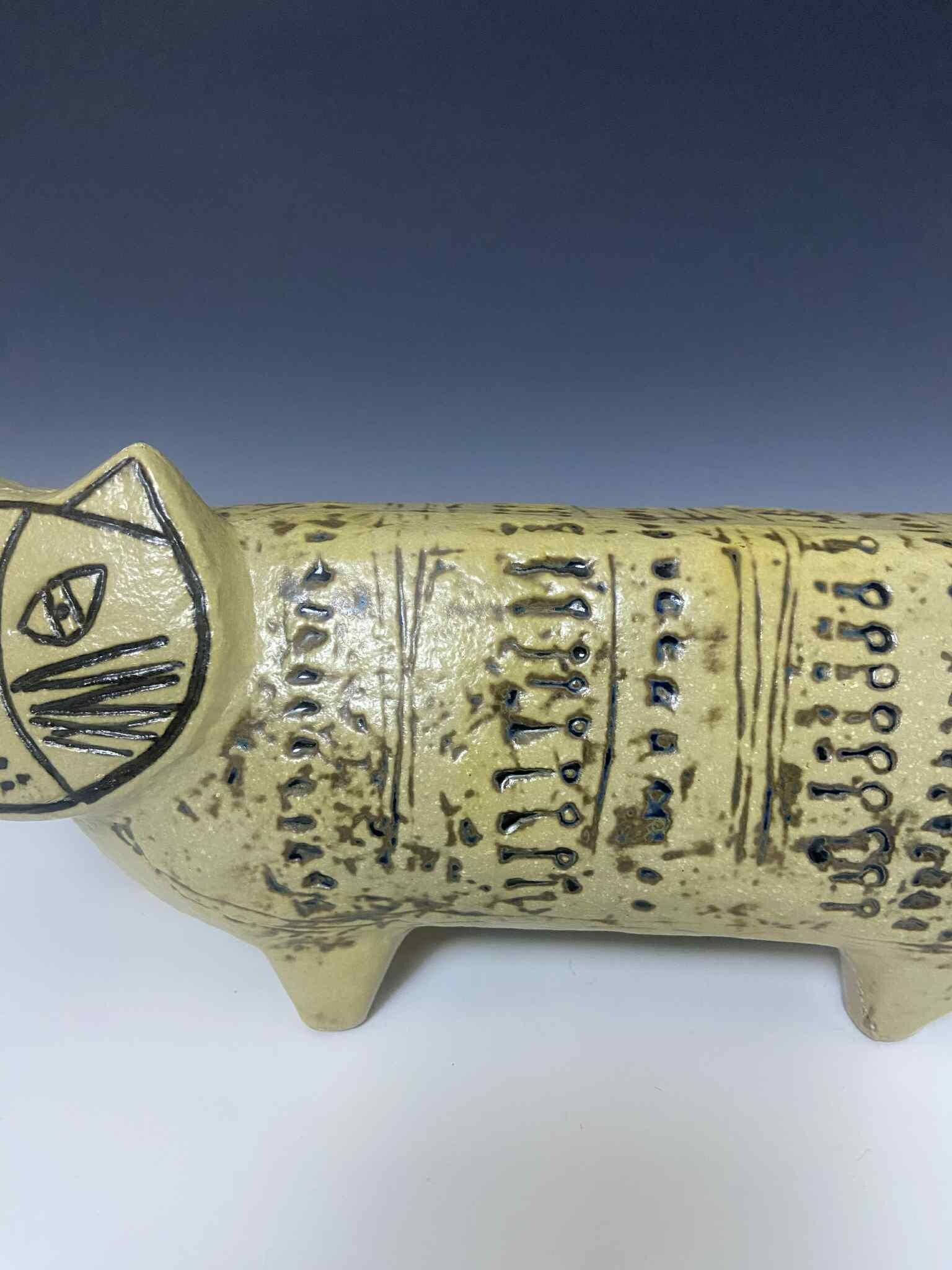 Lisa Larson Cat Sculpture for Gustavsberg – Vintage Swedish