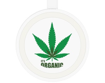 Wireless Charging pad cannabis design