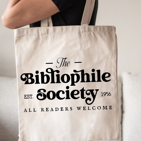 Book Lover Tote Bag