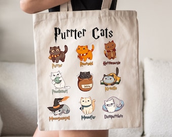 Tote Bag Purrter Cats