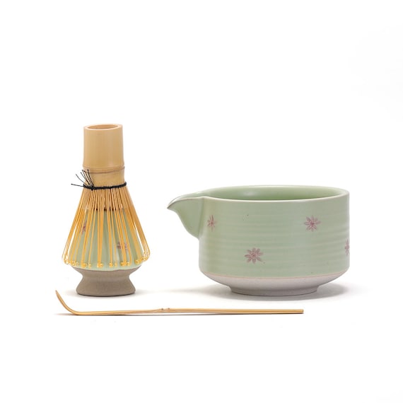 Bol à Matcha En Céramique Japonaise Fait Main – Avec Bec Verseur Et Coffret Cadeau – Idéal Pour Fouetter Le Thé Matcha Traditionnel - 4