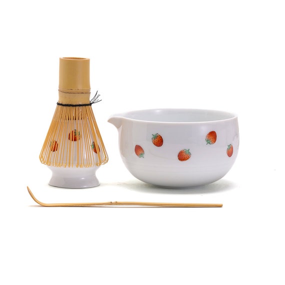 Matcha Whsk Set Ceramc Matcha Bowl Wth Pourng Spout Matcha Bamboo