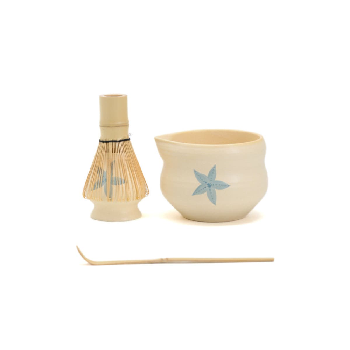 Hand-painted Starfish Ceramic Matcha Set With Bamboo Whisk and Whisk Holder Japanese Matcha Tea Ceremony Set - Etsy