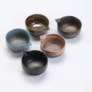 Retro Ceramic Chawan with Spout Matcha Whisk and Chasen Holder Matcha Tea Ceremony Set image 10