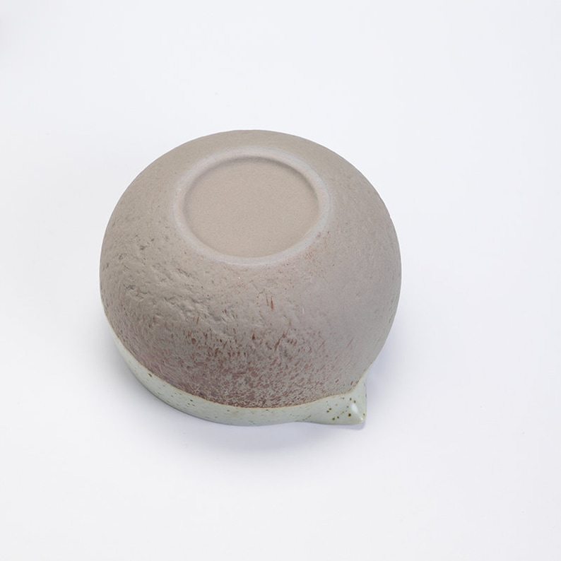 Coarse Pottery Ceramic Matcha Bowl with Spout Matcha Tea Ceremony Set image 7