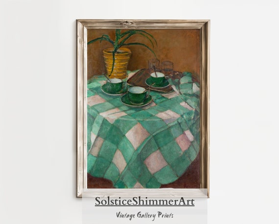 Vintage Oil Painting Coffee Mugs | Antique Stiil Life Painting