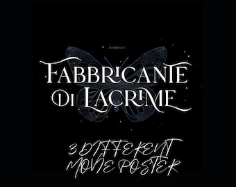 The Tearsmith Movie Poster: Erin Doom Book Cover (Digital Download)