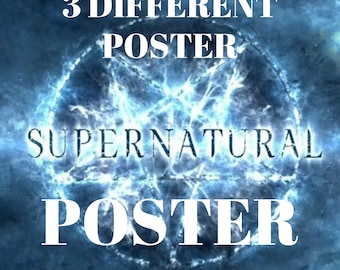 Supernatural Poster Set: Jensen Ackles, Jared Padalecki (Digital Download)