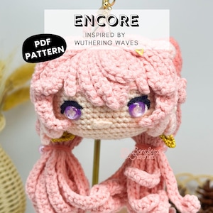 Wzór szydełkowy Encore | Głowa Wichrowych Fal – Amigurumi | Wzór w formacie PDF