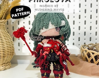 Phrolova Wuthering Waves Chibi Crochet Pattern