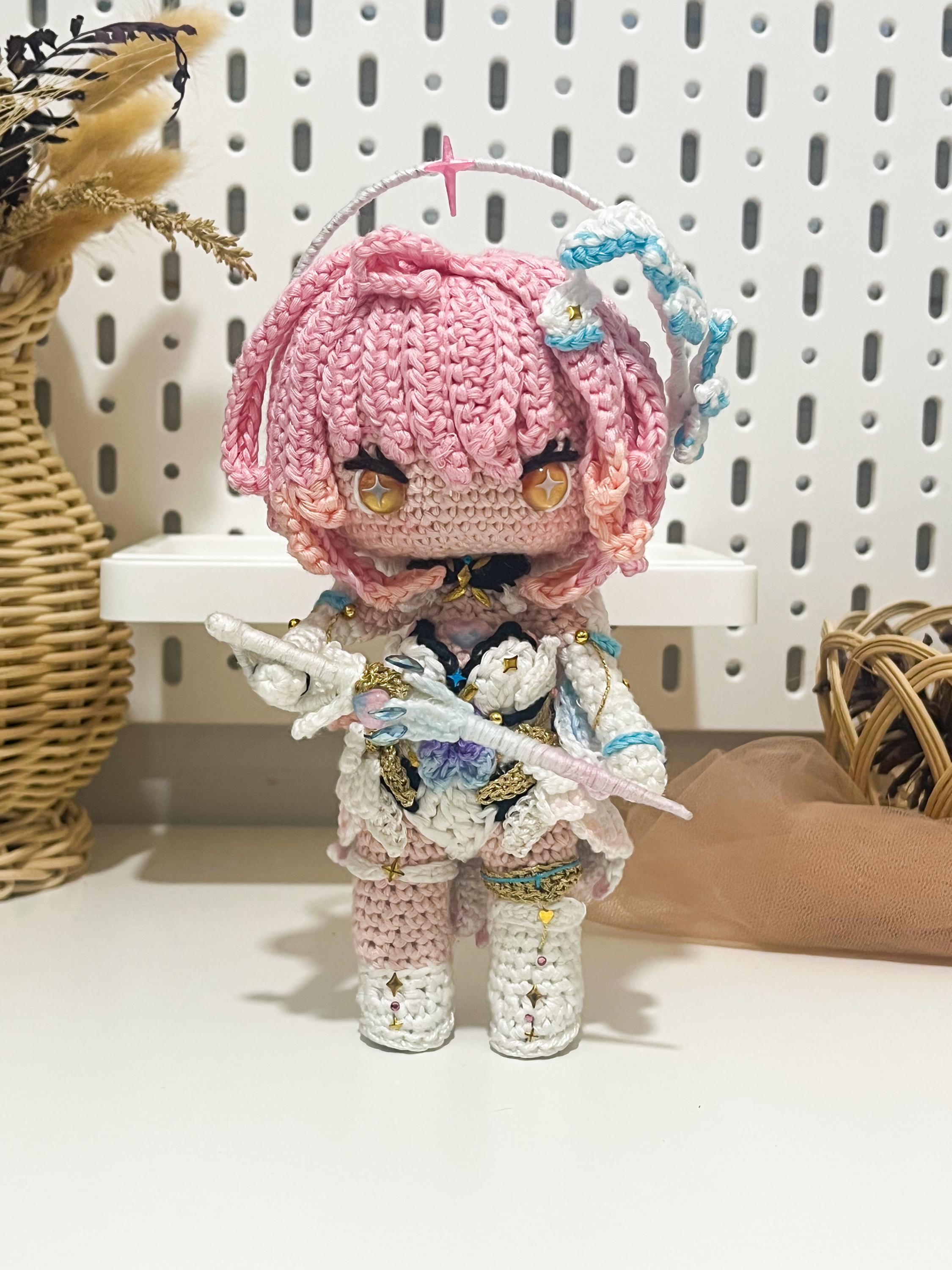 Aemeath Crochet Pattern | Wuthering Waves Chibi Amigurumi | PDF