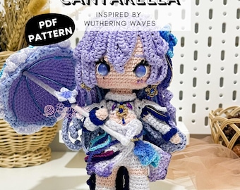 Cantarella Wuthering Waves Chibi Crochet Pattern