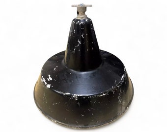 Lampada Industriale A Sospensione Soffitto Vintage Nero Cappello Di Strega