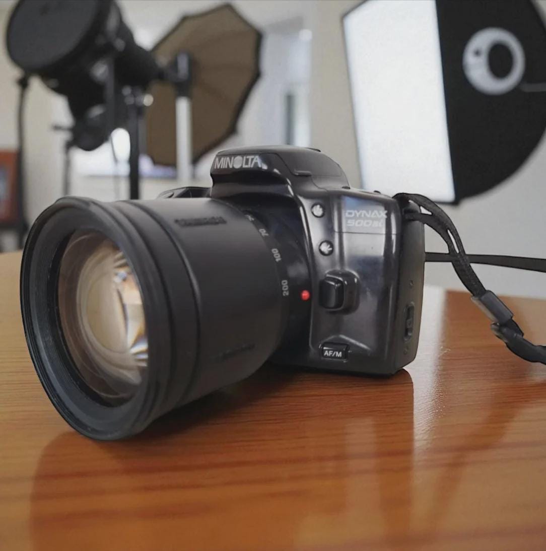Minolta Dynax 500si : Boîtier Reflex Argentique En Parfait état De Marche