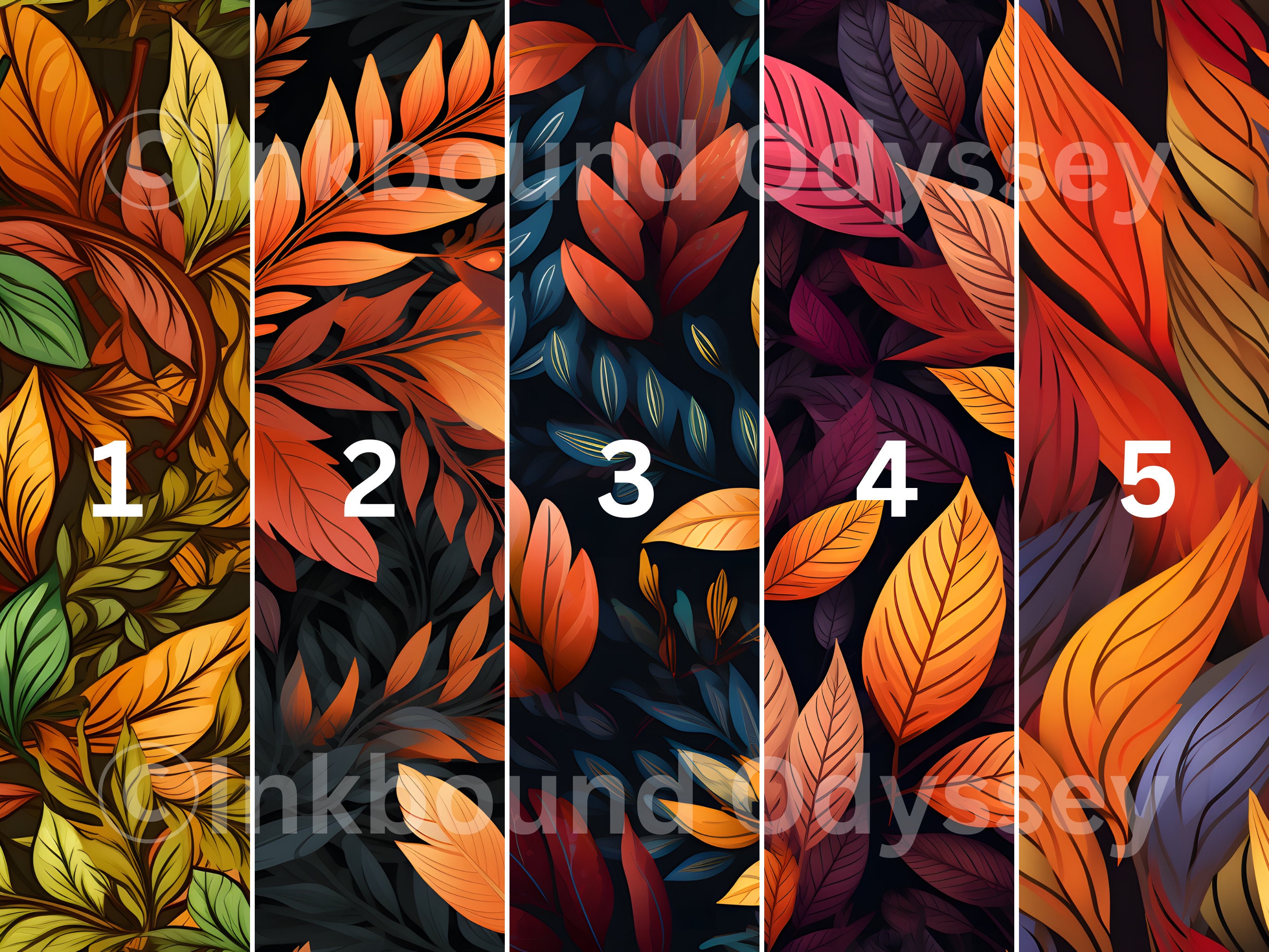 Fall Weather Patterns 15 Fall Leaf Digital Paper Pack Autumn Patterns for Graphic - Etsy