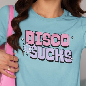 Disco Sucks Shirt, Funny Retro 70s Shirt, Vintage Music Tees, Funny Groovy Shirt, Mirrorball Shirt, Disco Ball Shirt, Retro Party Shirt