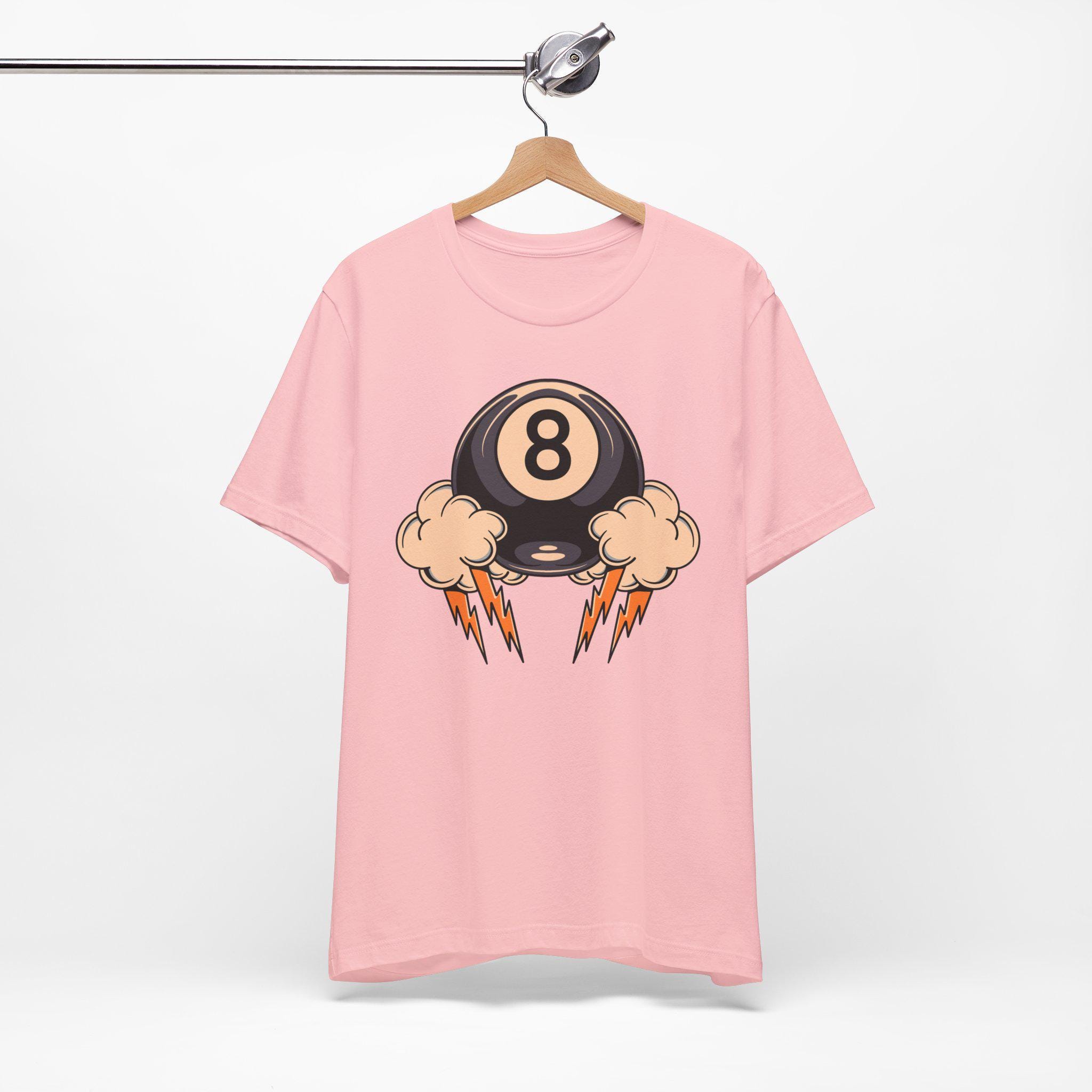 8 Ball Retro Graphic Shirt, Vintage Billiard Gift, 90s Graphic T 