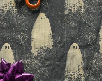 Vecchia foto di carte da regalo fantasma, carta da regalo spettrale per compleanni, carta da regalo a tema Halloween, carte da regalo divertenti per Halloween, regali divertenti