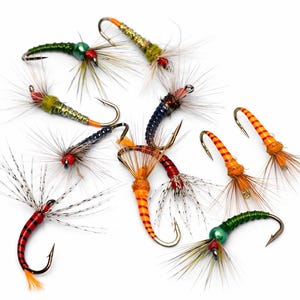 KEBARI Fly Set for TENKARA Fishing for trout, Grayling