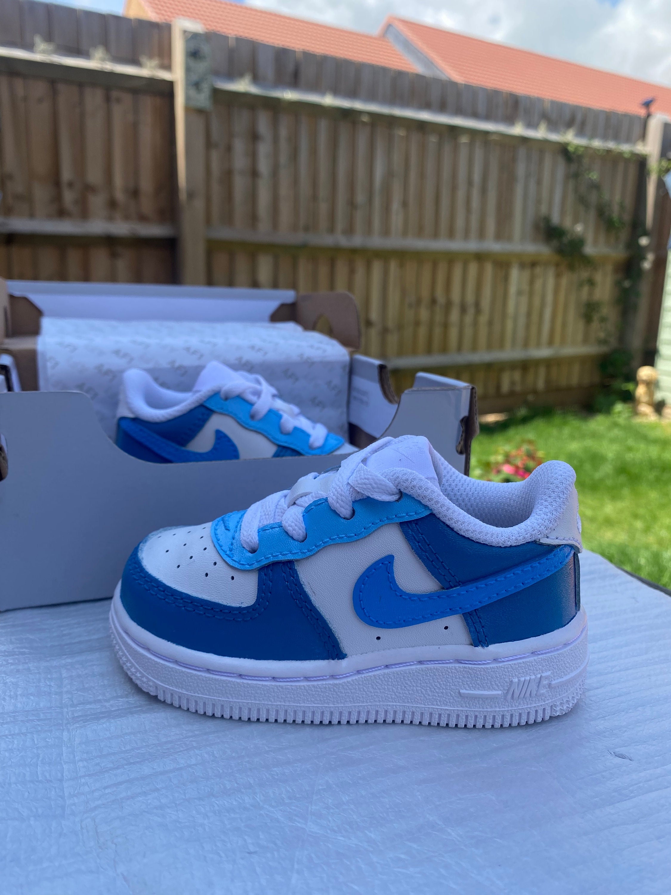 Thermochromic Colour Changing Nike Air Force 1 Custom Trainers