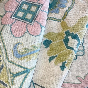 8x10 Pink Oushak Rug, Handmade Oushak, High Quality Area Rug, Bedroom Rug, Decor Rug, Office Rug