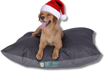 Orthopedic Dog Bed, XL Washable Pillow, Supports +75kg