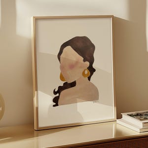 Minimalist Watercolor Wall Art - Printable for Bedroom or Home Office