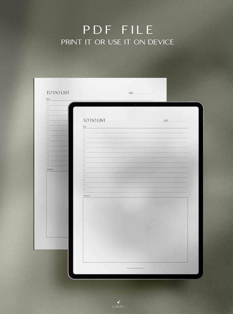 Fillable to do list fillable checklist instant download etsy
