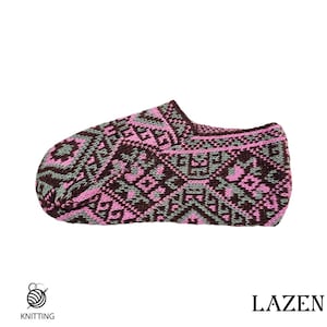 knitted wool slippers - warm home boots - gifts for mom - warm socks -winter home socks