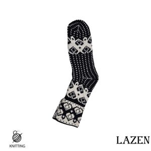 hand knitted winter socks - winter wool socks - fireplace socks - warm socks- knitted socks