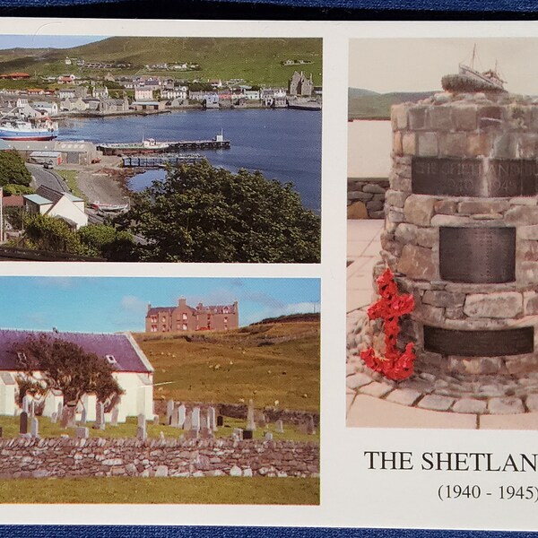 Postcard, 'The Shetland Bus'