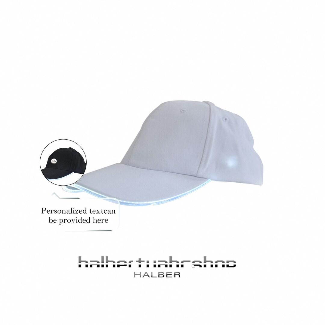 Luminous Cap Luminous Baseball Cap Sun Protection Glitter Etsy