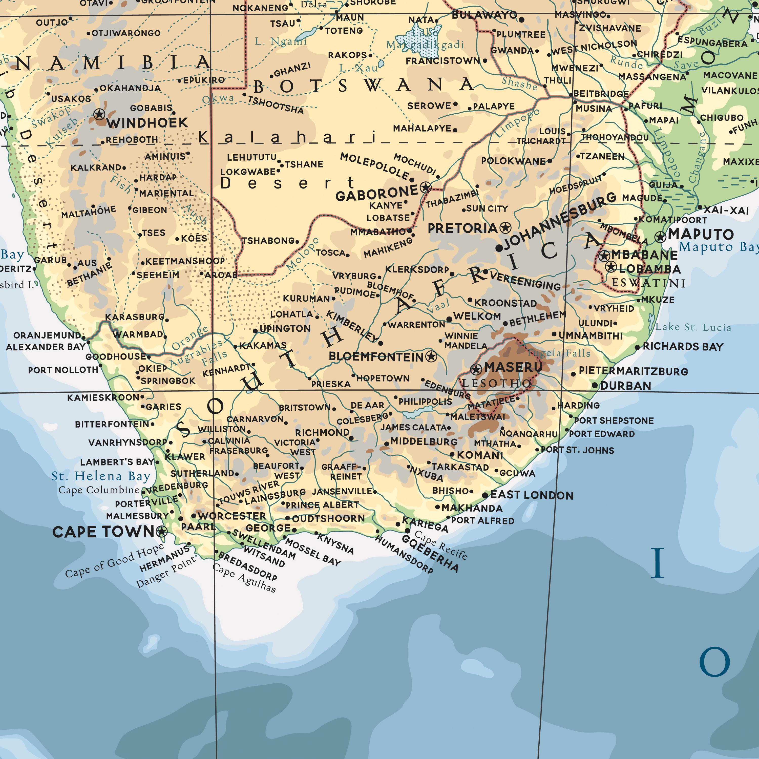 Africa Vector Map. Svg, Ai, Eps, Cdr and Pdf Files Included. Scalable ...