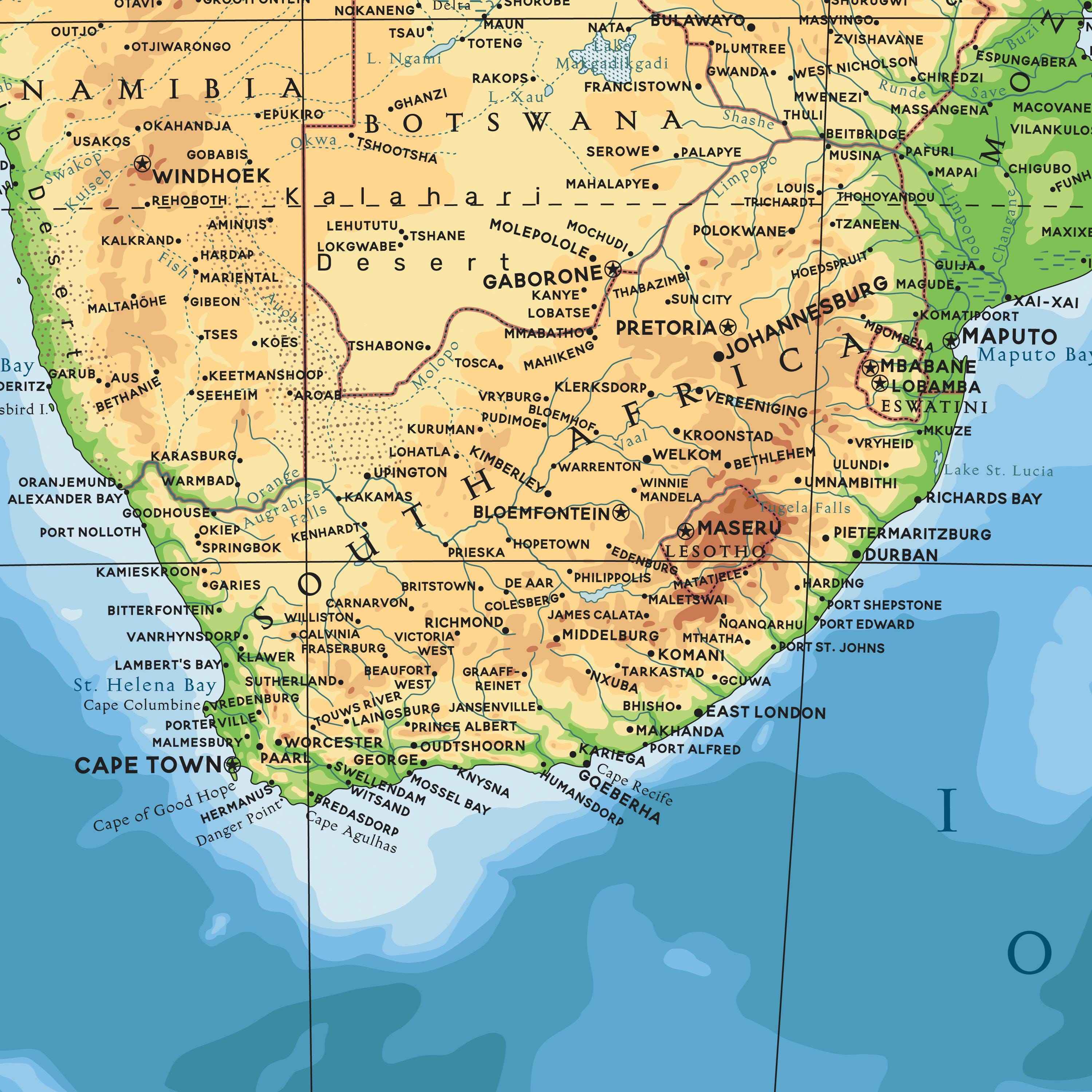 Africa Vector Map. Svg, Ai, Eps, Cdr and Pdf Files Included. Scalable ...