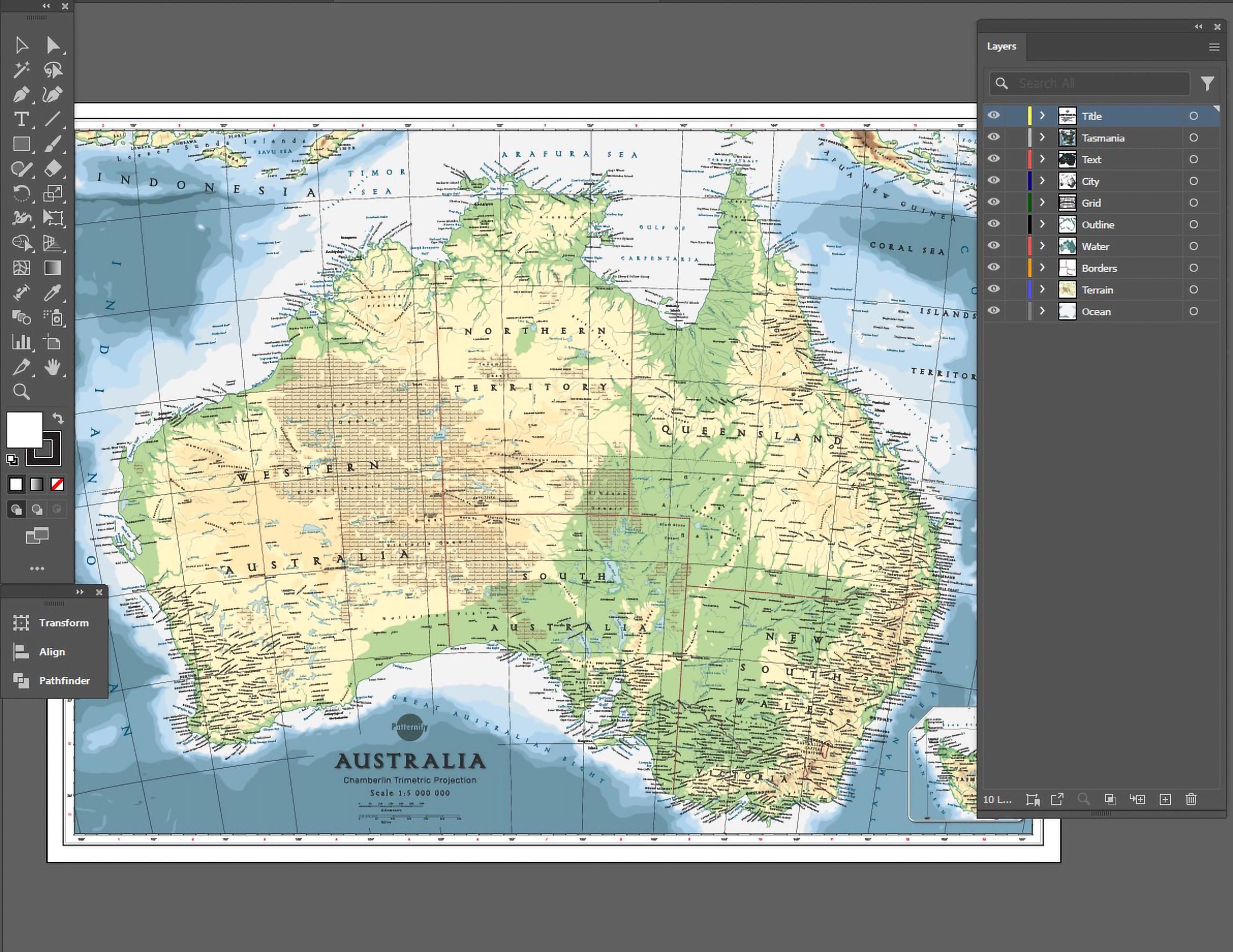 Australia Vector Map. Svg, Ai, Eps, Cdr and Pdf Files Included ...